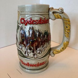Vintage Budweiser 1983 Clydesdale Beer Stein